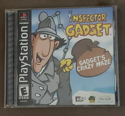Inspector Gadget: Gadgets Crazy Maze, PS1 PlayStation 1 Complete CIB