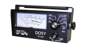 Dosy TR-2000 CB Ham Radio SWR Watt Meter - 3 Watt Ranges with 2000 Watts Max