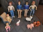 Vtg Fisher Price Loving Family Little People Dollhouse Toys Lot Mom Babies