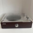 Audiology Vinyl Record Player Turntable 3 Speed USB Port Built Stereo Speakers