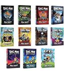 DOG MAN Hardcover Book Set Dav Pilkey Novel 1-10 + 3 free Cat Kid