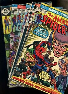 Amazing Spider-Man 138,144,145,151,161,165,167,175 *8* 1st Jigsaw (Shadow Cameo)