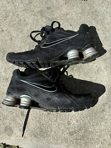 Nike Shox Womens Size 9.5 Turbo Running Shoes Black 454165-001 Free Shipping