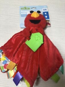 NEW Elmo Bright Starts Sesame Street Snuggles Soothing Blanket  0-12mt Free Ship