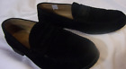 find Men's Black Suede Leather Moc Toe Slip On Penny Loafers Dress Shoes Size 12