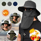 Men Women UV Protection Sun Hats Neck Face Flap Cap Wide Brim Fishing Bucket Hat