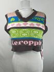 Sanrio Forever 21 x Hello Kitty and Friends Keroppi Cropped Knit Vest Size S