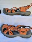 Keen Orange Sandals Womens Size 8 Waterproof Metatomical Footbed Hiking Outdoors