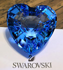 New Listing❤️Swarovski Crystal Limited Edition 1997 Renewal Gift, Blue Heart Figurine, Logo