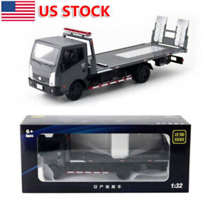 1:32 Nissan Cabstar Flatbed Truck Trailer Model Car Diecast Toy Vehicle Toy