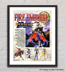 Fire Emblem Mystery Of The Emblem SFC Glossy Promo Ad Poster Unframed G5013