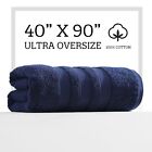 New ListingExtra Large Bath Towel - Oversized Ultra Bath Sheet - 100% Cotton - NAVY COLOR