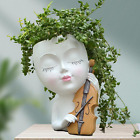 Cello Face Planter, Face Planters Pots Head Planter, Pot Heads for Plants, Face