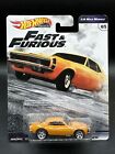 2019 Hot Wheels YELLOW 67 CHEVROLET CAMARO Fast & Furious 1/4 MILE MUSCLE 4/5