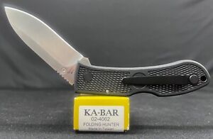 Ka-Bar Folding Hunter Knife 02-4062 Master Series Dozier Design New in Box
