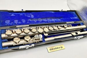 YAMAHA YFL-23 Flute Second hand silver INSTRUMENT free shipping From JAPAN