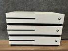 Lot Of 3 Microsoft Xbox One S Console White - For Parts Or Repair