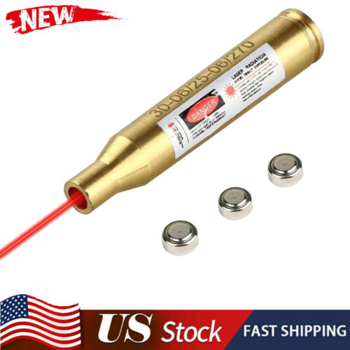 .30-06 /25-06 /270 Bore Sight Laser Red Dot Cartridge Laser Bore Sighter F Rifle