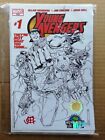YOUNG AVENGERS # 1, Wizard LA sketch signed variant, 1st app KATE BISHOP, NM-
