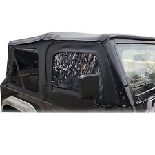 Soft Top + Upper Skins Set w/ 5 Windows For 97-06 Jeep Wrangler TJ WATERPROOF (For: More than one vehicle)