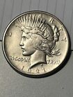 1921 Peace Dollar XF EF Extremely Fine Details Cleaned