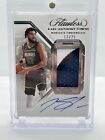 New ListingKarl Anthony Towns Panini Flawless 2022-23 FOTL On Card Auto Patch /25 GAME WORN