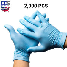 2000PCS 4 Mil Medical Grade Nitrile Exam Latex Free Gloves XS/S/M/L/XL (NEW)