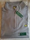 New Masters Golf by Peter Millar 1/4 Quarter Zip Pullover Size Large