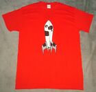CAMP BISCO BLAST OFF T SHIRT SMALL CONCERT TOUR BAND SCRANTON PA 2019 ROCKET RED
