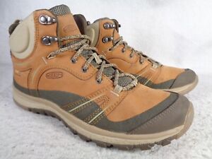 Keen Terradora Dry Hiking Boots Womens US 9 1017752 Brown Waterproof Leather