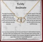 Soulmate Necklace Gift For Wife Gift For Girlfriend Heart Snake Chain Necklace