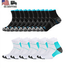 5 Pairs Compression Socks Plantar Fasciitis Arch Ankle Support Running Men Women