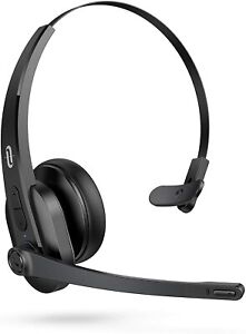 TaoTronics Trucker Bluetooth Headset with Microphone on ear 34h headphones