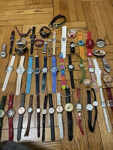 Lot Of 60 Woman’s Watches Untested 4+ Pounds Lbs Parts Repair