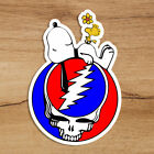 Grateful Dead Snoopy Peanuts Woodstock Steal Face 4.5 inch Jerry Garcia Deadhead