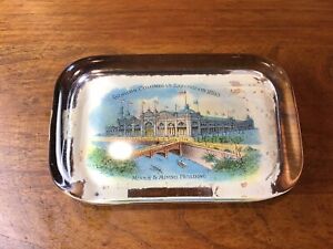 New ListingANTIQUE 1893 COLUMBIAN EXPOSITION Chicago Worlds Fair LIBBEY Glass Paperweight