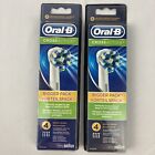 8 pcs Oral-B Cross Action Replacement Toothbrush Brush Heads USA 2x4 packs