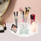 360 Rotating Makeup Organizer Clear Storage Holder with 6 Compartments