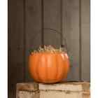 New ListingBethany Lowe Halloween Medium Orange Pumpkin Bucket, TD2186 NWT