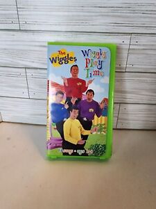 VHS Tape The Wiggles Wiggly Play Time  Kids Songs Hard Case Playtime