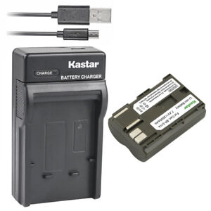 Kastar 1 Battery & Slim USB Charger for Canon BP-511 BP-511A BP511 BP511A CB-5L