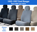 Plush Velour Seat Covers for 1992-1997 Ford Ranger (For: 1995 Ford Ranger)