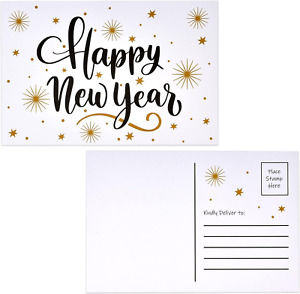 120 Pack Happy New Years Greeting Cards Postcards 4