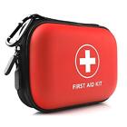 Mini First Aid Kit, 100 Pieces Water-Resistant Hard Shell Small Case - Perfect f