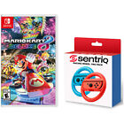 Mario Kart 8 Deluxe - Nintendo Switch + Sentriq Racing Wheel Joy Con Attachments