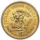 1919 Mexico Gold 20 Pesos AU