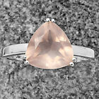 Beautiful Trillion Cut Natural Gemstone Ring in Sterling Silver DGR1107 R-1020