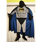 Rubie's Batman Toddler Muscle Costume Jumpsuit Mask Cape Halloween DC Comics XS