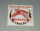 1960S - 1970S BLACK BEAUTY RING GUMBALL TOY CHARM MACHINE PAPER WINDOW LABEL