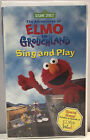 Sesame Street Adventures of Elmo in Grouchland VHS Sing & Play Video Tape RARE!